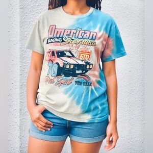 Chemistry Blue and White Cotton Tee